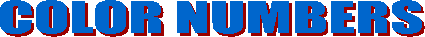COLOR NUMBERS