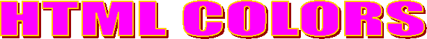 HTML COLORS